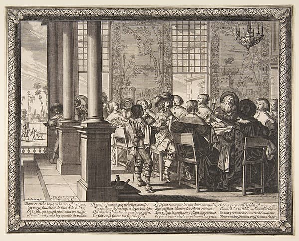 The Banquet for the Return of the Prodigal Son, by Abraham Bosse