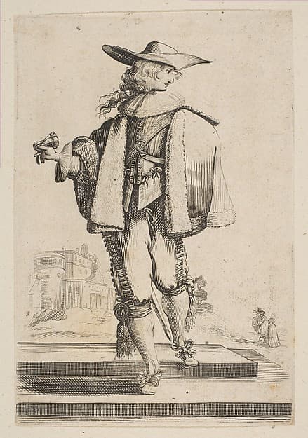 Gentleman with a Glove, by Anonymous, French, 17th century