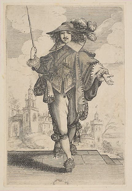 Gentleman Holding a Crop, by Anonymous, French, 17th century