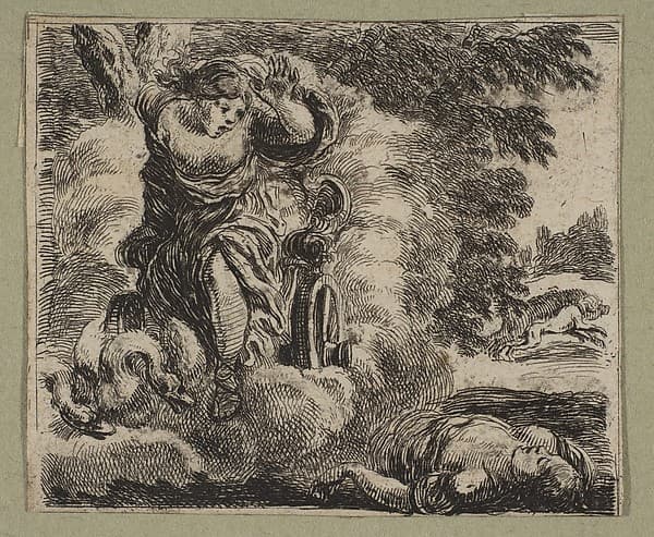 Venus et Adonis, by Stefano della Bella