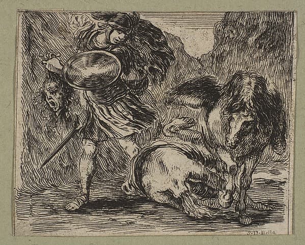 Persée et Méduse, by Stefano della Bella
