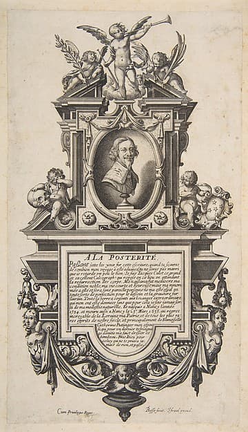 Portrait of Jacques Callot, by Abraham Bosse