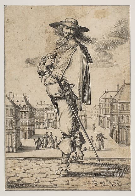 Gentleman with a Sword, by Abraham Bosse