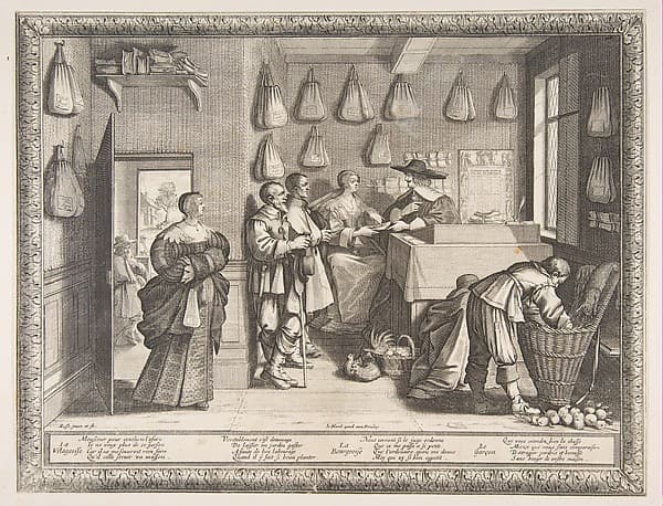Employment Bureau, by Abraham Bosse