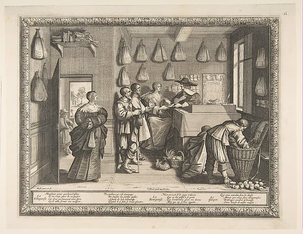 Employment Bureau, by Abraham Bosse