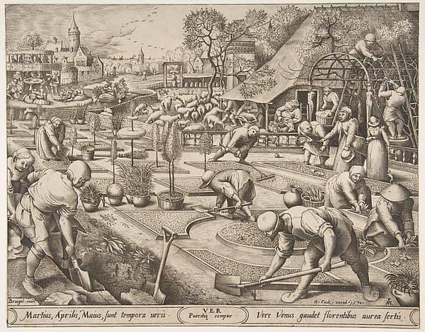 Spring (Ver), from "The Seasons", by Pieter van der Heyden