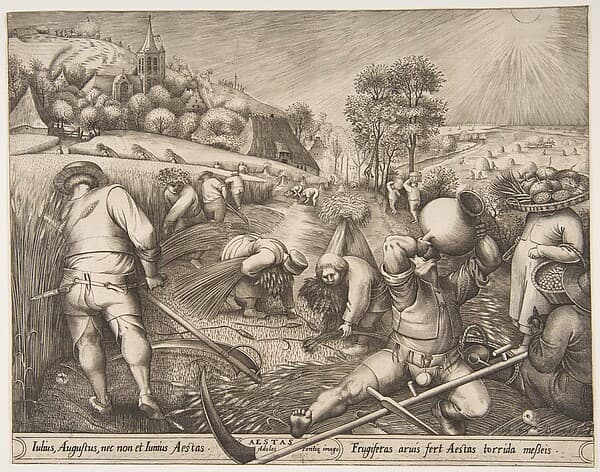 Summer (Aestas), from "The Seasons", by Pieter van der Heyden