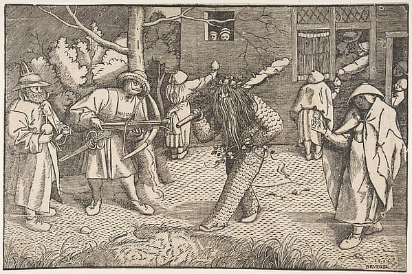 The Wild Man or the Masquerade of Orson and Valentine, by Anonymous, Netherlandish, 16th century