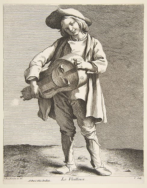 The Hurdy-Gurdy Player, by Anne Claude Philippe de Tubières, comte de Caylus