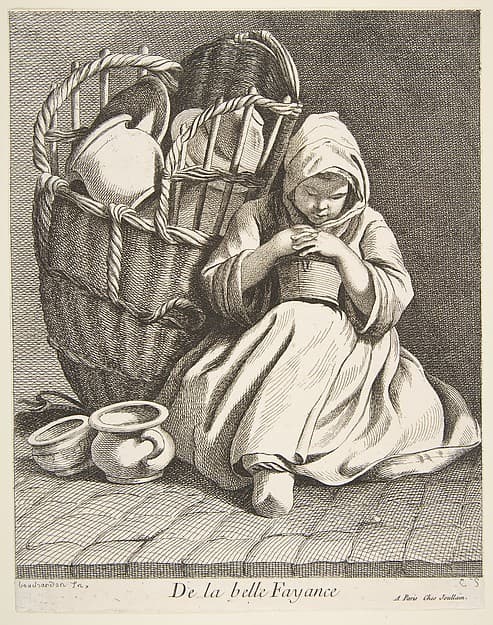 Pottery Peddler, by Anne Claude Philippe de Tubières, comte de Caylus