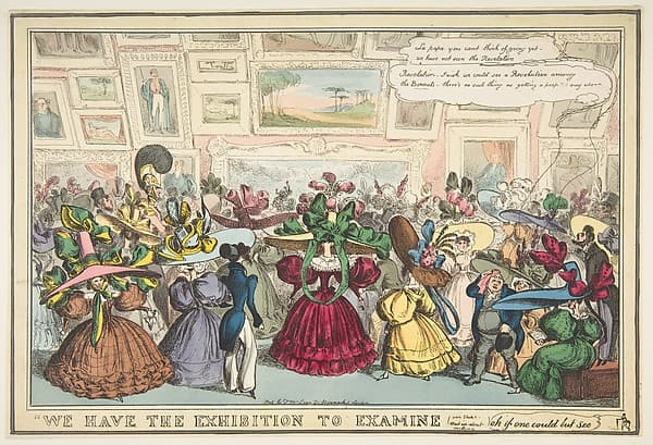 We Have the Exhibition to Examine, by William Heath ('Paul Pry')
