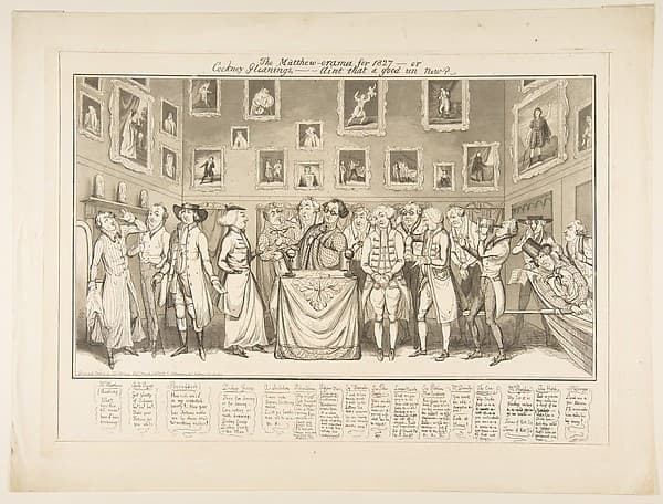 The Matthew-orama for 1827–or Cockney Gleanings,–Aint that a good un now?, by Thomas Howell Jones