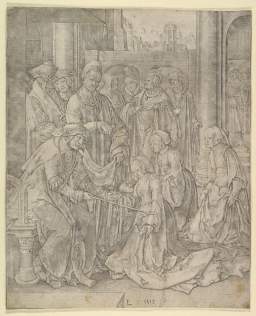 Esther Before Ahasuerus, by Lucas van Leyden