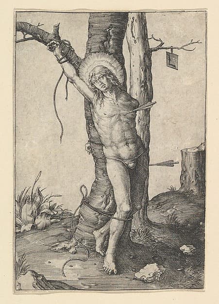 St. Sebastian, by Lucas van Leyden