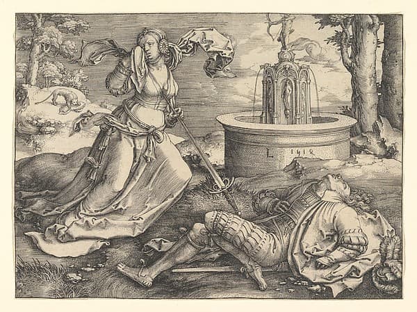 Pyramus and Thisbe, by Lucas van Leyden