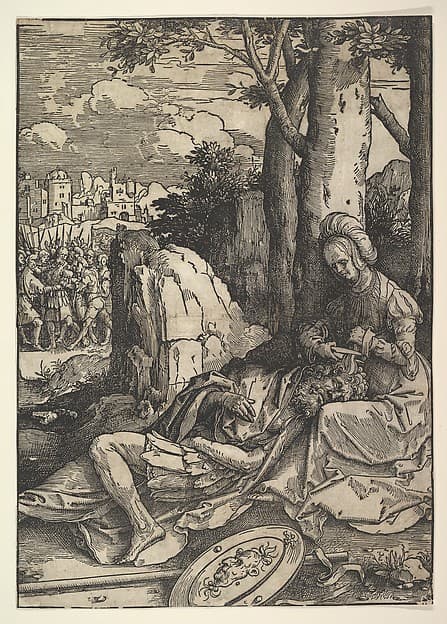 Samson and Delilah, by Lucas van Leyden