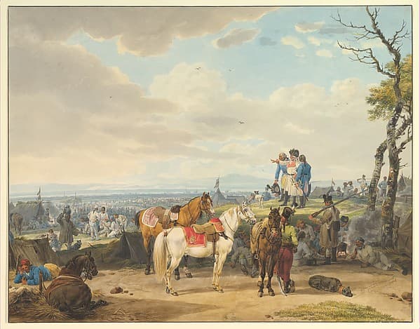 Austrian Soldiers, by Wilhelm von Kobell