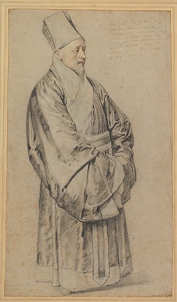 Portrait of Nicolas Trigault in Chinese Costume, by Peter Paul Rubens