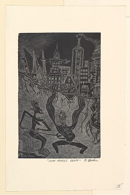 John Henry's Death, by Fred Becker