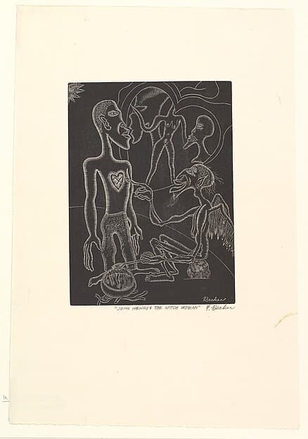 John Henry and the Witch Woman, by Fred Becker