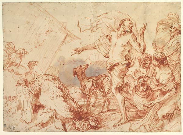 Noah Entering the Ark, by Giovanni Benedetto Castiglione (Il Grechetto)