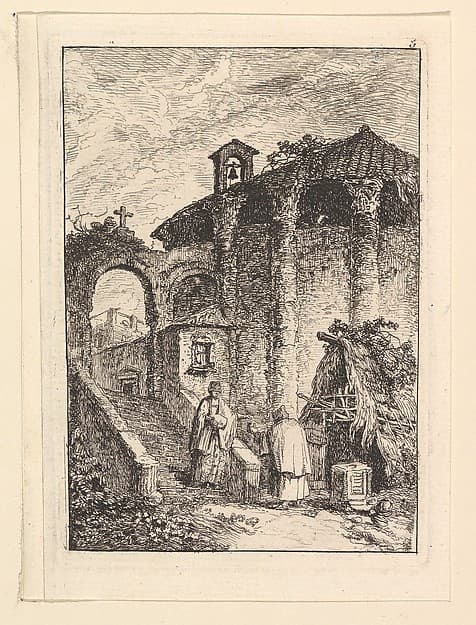 Le Temple Antique, by Hubert Robert
