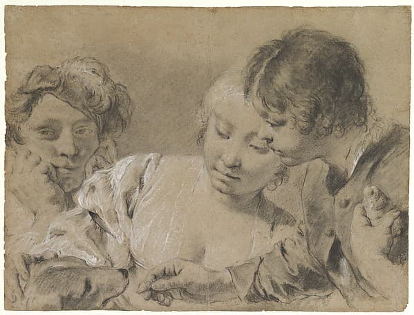 Feeding the Dog, by Giovanni Battista Piazzetta