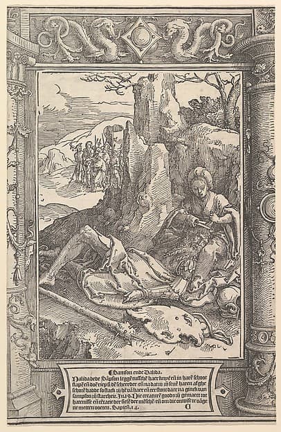 Samson and Delilah, by Lucas van Leyden