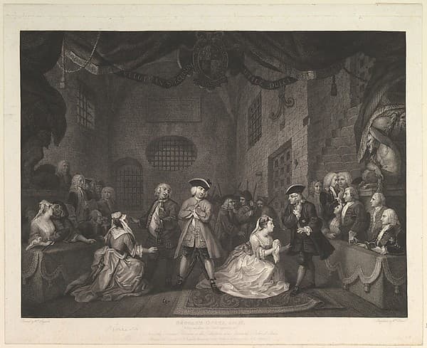 The Beggar's Opera, Act III, by William Blake