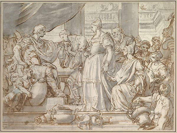 The Continence of Scipio, by Francesco Solimena