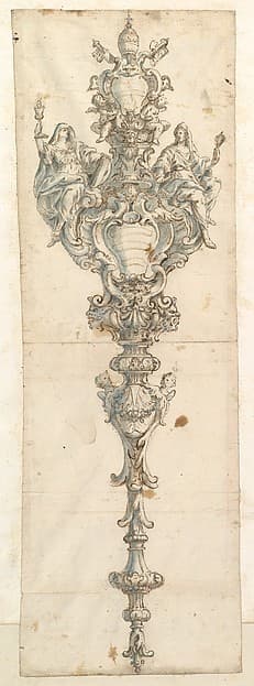 Design for a Mace, by Giovanni Giardini