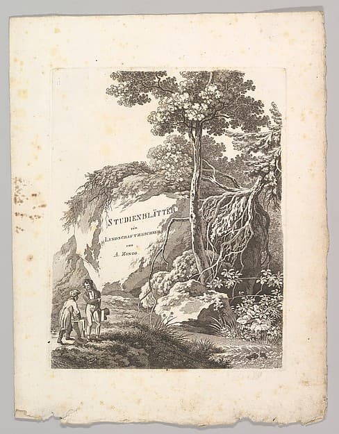 Studienblätter für Landschaftzeichner, by Adrian Zingg