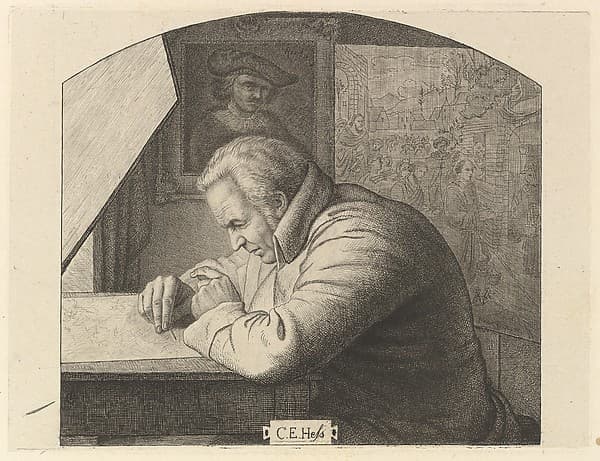 Carl Ernst Christoph Hess, by Ludwig Emil Grimm
