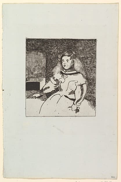 The Infanta Marguerita, by Edouard Manet