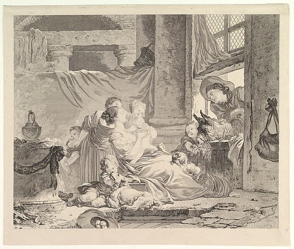 La Famille du Fermier, by Jean Honoré Fragonard