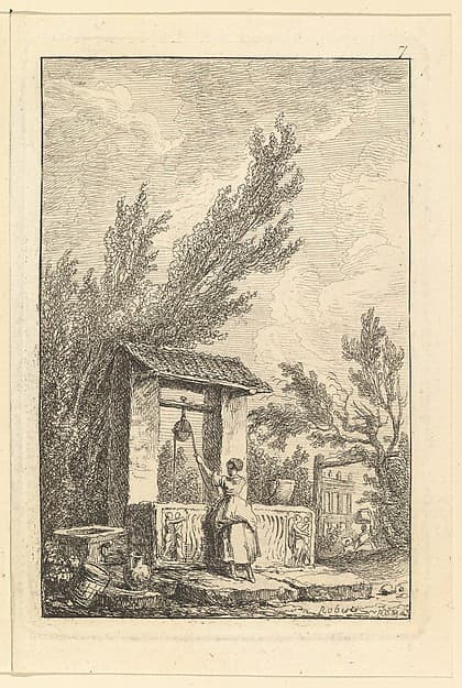 Le Puits, by Hubert Robert