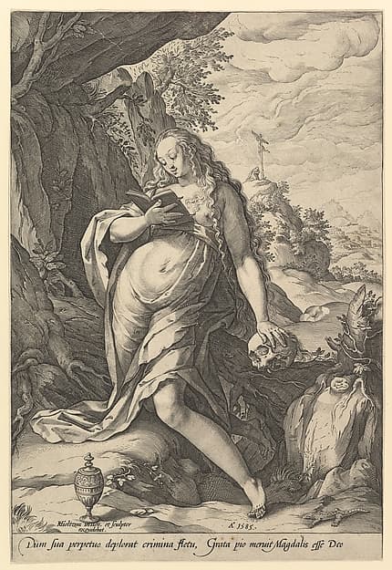 Saint Mary Magdalen Penitent, by Hendrick Goltzius