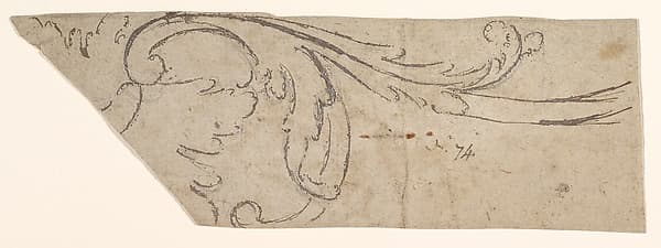 Desing for a Foliate Vignette, from the so-called Scrapbook of Gideon Saint, by Gideon Saint