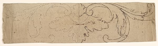 Desing for a Foliate Vignette, from the so-called Scrapbook of Gideon Saint, by Gideon Saint
