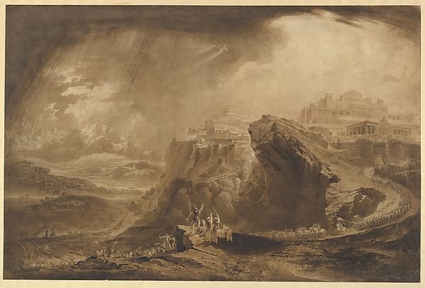 Joshua Commanding the Sun to Stand Still Upon Gibeon (Joshua: 10: 12–14), by John Martin