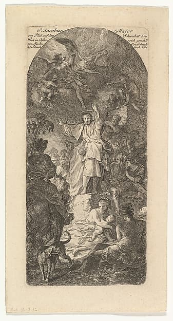 St. James the Greater Preaching, by Martin Johann Schmidt