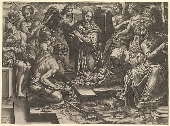 The Nativity, by Giorgio Ghisi