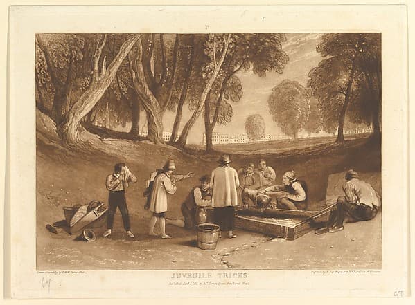 Juvenile Tricks (Liber Studiorum, part V, plate 22), by Joseph Mallord William Turner