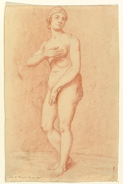 Standing Female Nude (after the Medici Venus), by Christian Daniel Rauch
