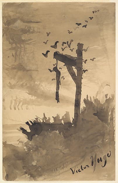 The Hanged Man, by Victor Hugo