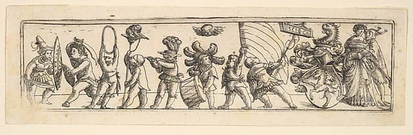 Frieze with children, by Christoph Bockstorffer