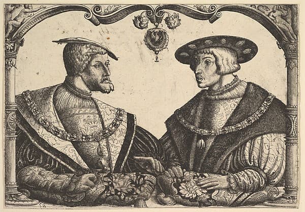Emperors Charles V and Ferdinand I, by Christoph Bockstorffer
