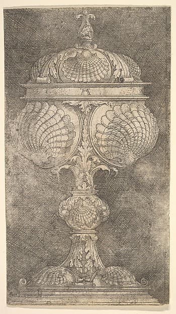 Covered Goblet with Shells, by Albrecht Altdorfer