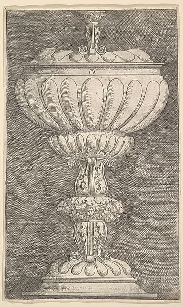Design for a Covered Goblet, by Albrecht Altdorfer