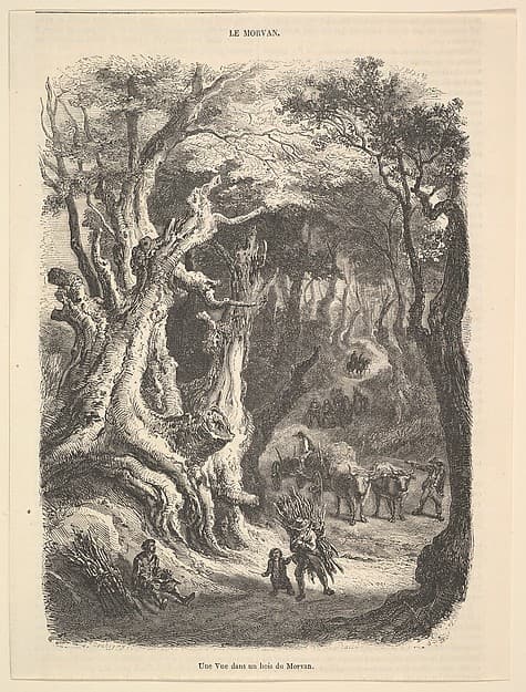 A View in the Forest of Morvan, by Antoine-Alphée Piaud